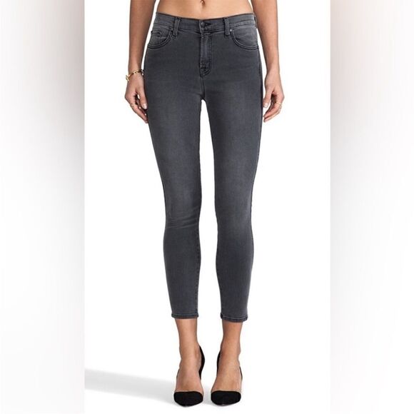 NWT J Brand Bree High Rise Cropped Skinny in Night Bird, Size 28 - Picture 1 of 16